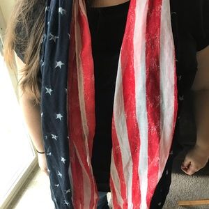 American Flag Scarf, large